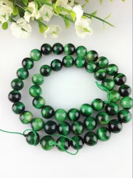 Veleprodaja 45 kom./lot 8 mm Green Tiger eye Okrugle Perle za izradu nakita Perle od prirodnog kamena Slatka je Ogrlica Narukvica DIY Perle