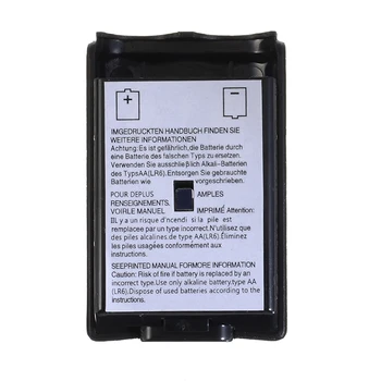 Novi Crni Držač Stražnjeg Poklopca Baterije Tipa AA Torbica-Ljuska, Pogodan Za Bežični Kontroler za XBOX 360 Mayitr