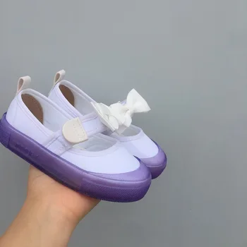 2021 Novi stil Dječje cipele Mini Melissa Princeza s lukom Cipele za djevojčice funky парусиновая cipele Tenisice za dječake Casual cipele MN044