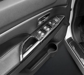 Za Mitsubishi RVR ASX Outlander Sport ES 2020 2021 Stil Karbonskih Vlakana Vrata Prozor Poklopac naslona za Ruku Ploča Prekidača Završiti Masku